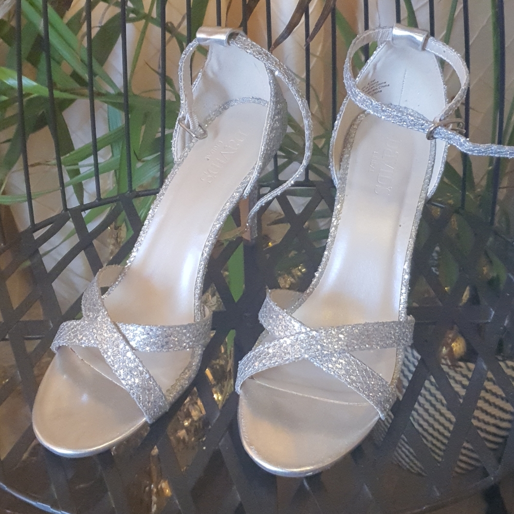 David's Bridal Sparkly Heels